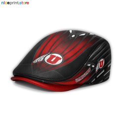 Leather-Utah Utes NCAA2 Leather Beret Caps M45