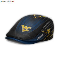 Leather-West Virginia Mountaineers NCAA2 Leather Beret Caps M45