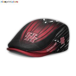 Leather-Houston Cougars NCAA3 Leather Beret Caps M45
