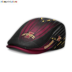 Leather-Iowa State Cyclones NCAA3 Leather Beret Caps M45