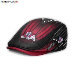 Leather-Fresno State Bulldogs NCAA4 Leather Beret Caps M45
