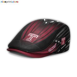 Leather-Temple Owls NCAA4 Leather Beret Caps M45