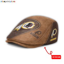 Leather-Washington Redskins NFL Leather Beret Cap M52