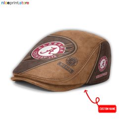 Leather-Alabama Crimson Tide NCAA Leather Beret Caps M52