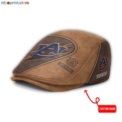Leather-Auburn Tigers NCAA Leather Beret Caps M52