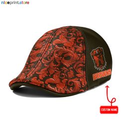 Cleveland Browns NFL Leather Ivy Caps M03
