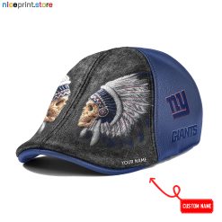 New York Giants NFL Leather Ivy Caps M04