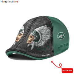New York Jets NFL Leather Ivy Caps M04