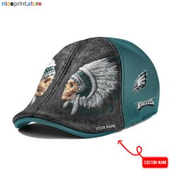 Philadelphia Eagles NFL Leather Ivy Caps M04