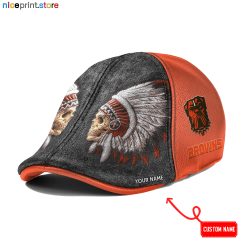 Cleveland Browns NFL Leather Ivy Caps M04