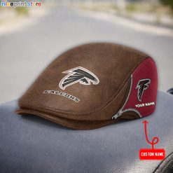 Leather-Atlanta Falcons NFL Leather Beret Cap M27