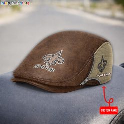 Leather-New Orleans Saints NFL Leather Beret Cap M27