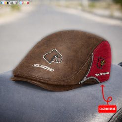 Leather-Louisville Cardinals NCAA Leather Beret Caps M27