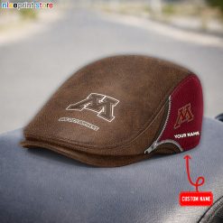 Leather-Minnesota Golden Gophers NCAA2 Leather Beret Caps M27