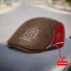Leather-NC State Wolfpack NCAA2 Leather Beret Caps M27