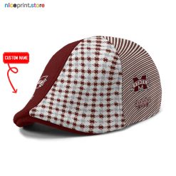 Mississippi State Bulldogs NCAA2 Premium Ivy Cap, Flat Cap M12