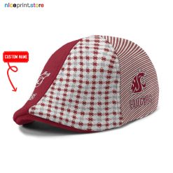 Washington State Cougars NCAA3 Premium Ivy Cap, Flat Cap M12