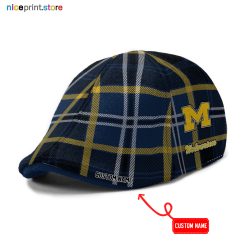 Michigan Wolverines NCAA Premium Ivy Cap, Flat Cap M13