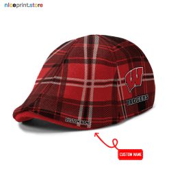 Wisconsin Badgers NCAA Premium Ivy Cap, Flat Cap M13