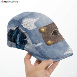 Carolina Panthers NFL Beret Cap, Flat Cap M01