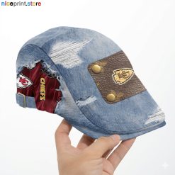 Kansas City Chiefs NFL Beret Cap, Flat Cap M01