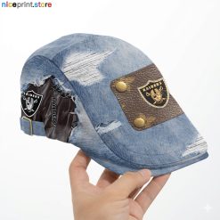 Las Vegas Raiders NFL Beret Cap, Flat Cap M01