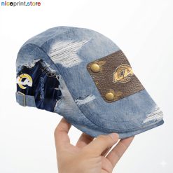 Los Angeles Rams NFL Beret Cap, Flat Cap M01