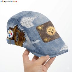 Pittsburgh Steelers NFL Beret Cap, Flat Cap M01