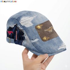 SMU Mustangs NCAA2 Beret Cap, Flat Cap M01