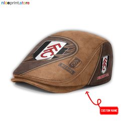 Leather-Fulham EPL Leather Beret Caps M52