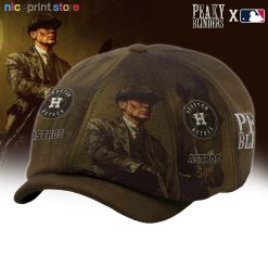 Houston Astros MLB Peaky Blinders Cap, Baker Boy Cap M02