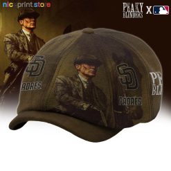 San Diego Padres MLB Peaky Blinders Cap, Baker Boy Cap M02