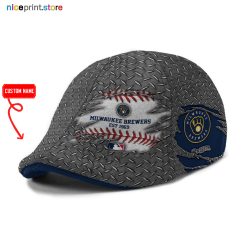 Milwaukee Brewers MLB Ivy Cap, Flat Cap M16