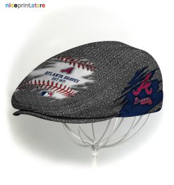 Atlanta Braves MLB Jeff Cap, Driving Cap, Golf Cap M03