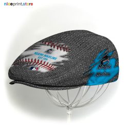 Miami Marlins MLB Jeff Cap, Driving Cap, Golf Cap M03
