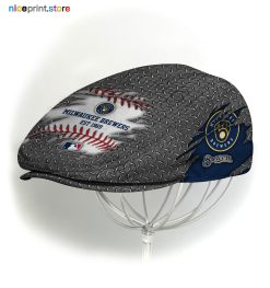 Milwaukee Brewers MLB Jeff Cap, Driving Cap, Golf Cap M03