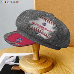 Philadelphia Phillies MLB Women Newsboy Hat, Ladies Women Hat M01