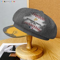 Pittsburgh Pirates MLB Women Newsboy Hat, Ladies Women Hat M01