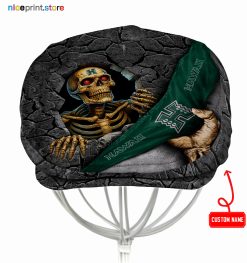 Hawaii Rainbow Warriors NCAA2 Jeff Cap, Flat Cap, Driving Cap M84