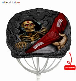 Indiana Hoosiers NCAA2 Jeff Cap, Flat Cap, Driving Cap M84