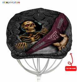 Virginia Tech Hokies NCAA2 Jeff Cap, Flat Cap, Driving Cap M84