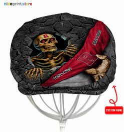 Rutgers Scarlet Knights NCAA3 Jeff Cap, Flat Cap, Driving Cap M84