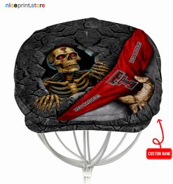 Texas Tech Red Raiders NCAA3 Jeff Cap, Flat Cap, Driving Cap M84