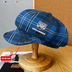 Canterbury-Bankstown Bulldogs NRL Women Newsboy Hat, Ladies Women Hat M01
