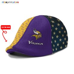 Minnesota Vikings NFL Ivy Cap, Flat Cap M17