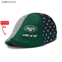 New York Jets NFL Ivy Cap, Flat Cap M17