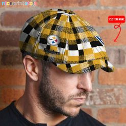 Pittsburgh Steelers NFL Baker Boy Hat, Newsboy Hat M01