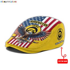 Iowa Hawkeyes NCAA Jeff Cap, Flat Cap, Driving Cap M86