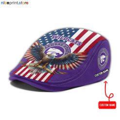 Kansas State Wildcats NCAA Jeff Cap, Flat Cap, Driving Cap M86