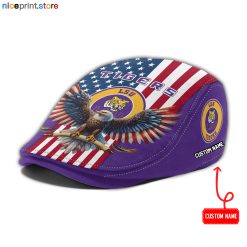 LSU Tigers NCAA Jeff Cap, Flat Cap, Driving Cap M86